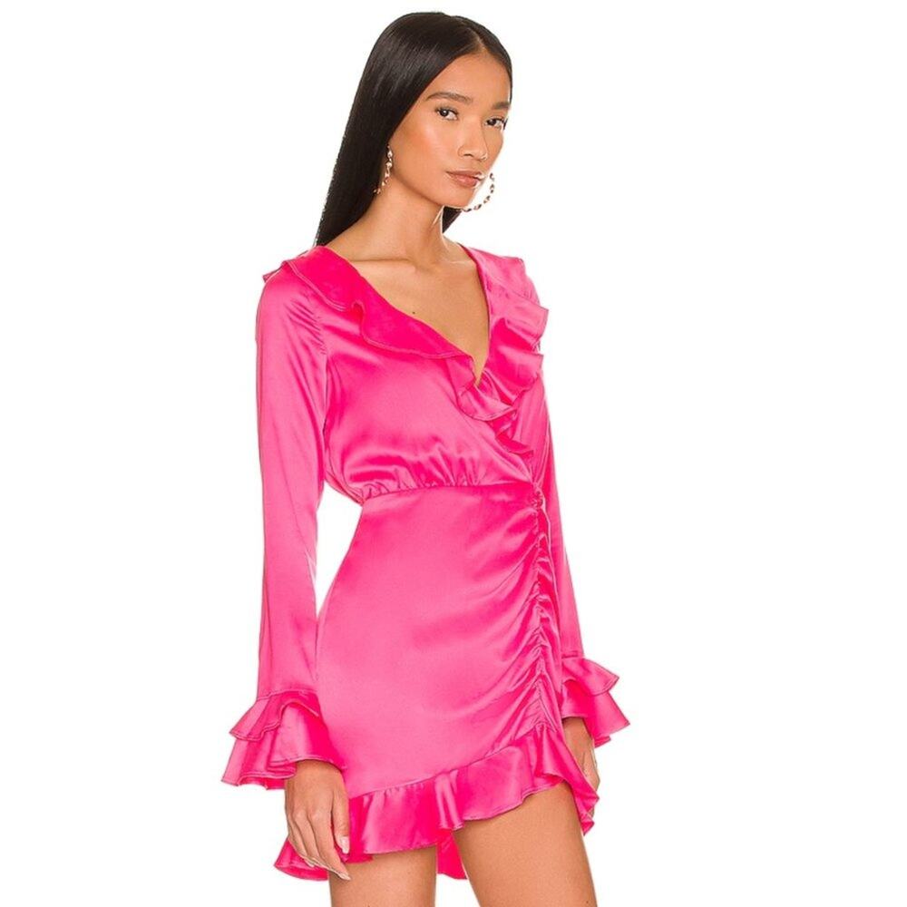 Majorelle Nelly Mini Dress in Hot Pink NWOT Size Small - Picture 3 of 3